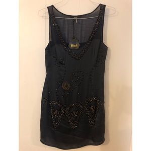 Black Label Cocktail Dress Navy NWT